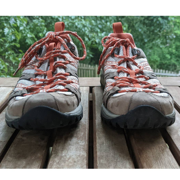 Merrell Siren Sport Brown Orange Trail Hiking Shoes J16156 Women's Size 7 - Picture 5 of 10